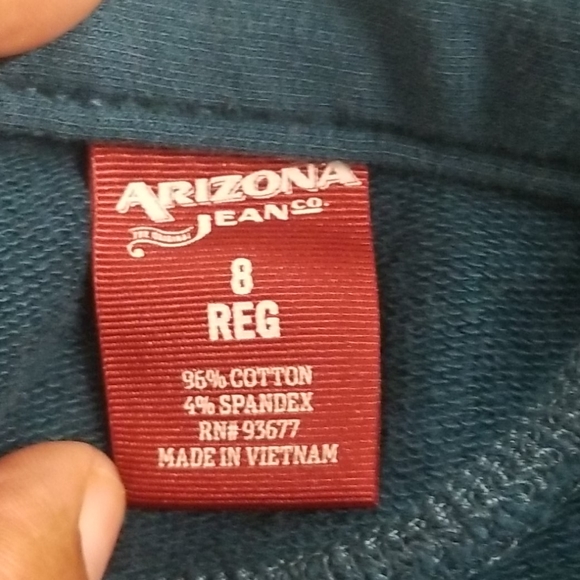 Arizona Jeans Teal Jeggings - Picture 5 of 7